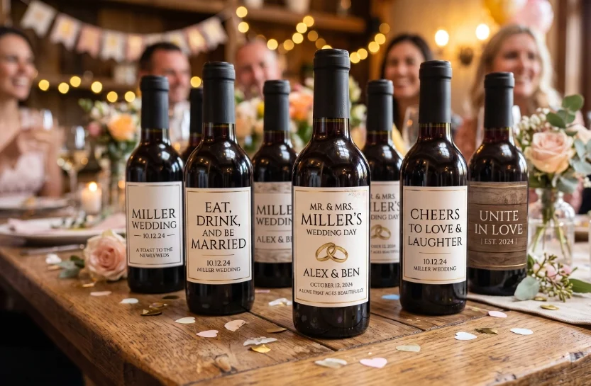 custom wedding wine labels - wine design custom wedding wine labels - wine design